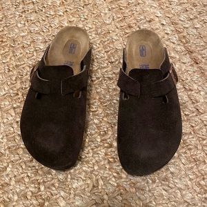 Birkenstock Boston mocha in size 38 narrow